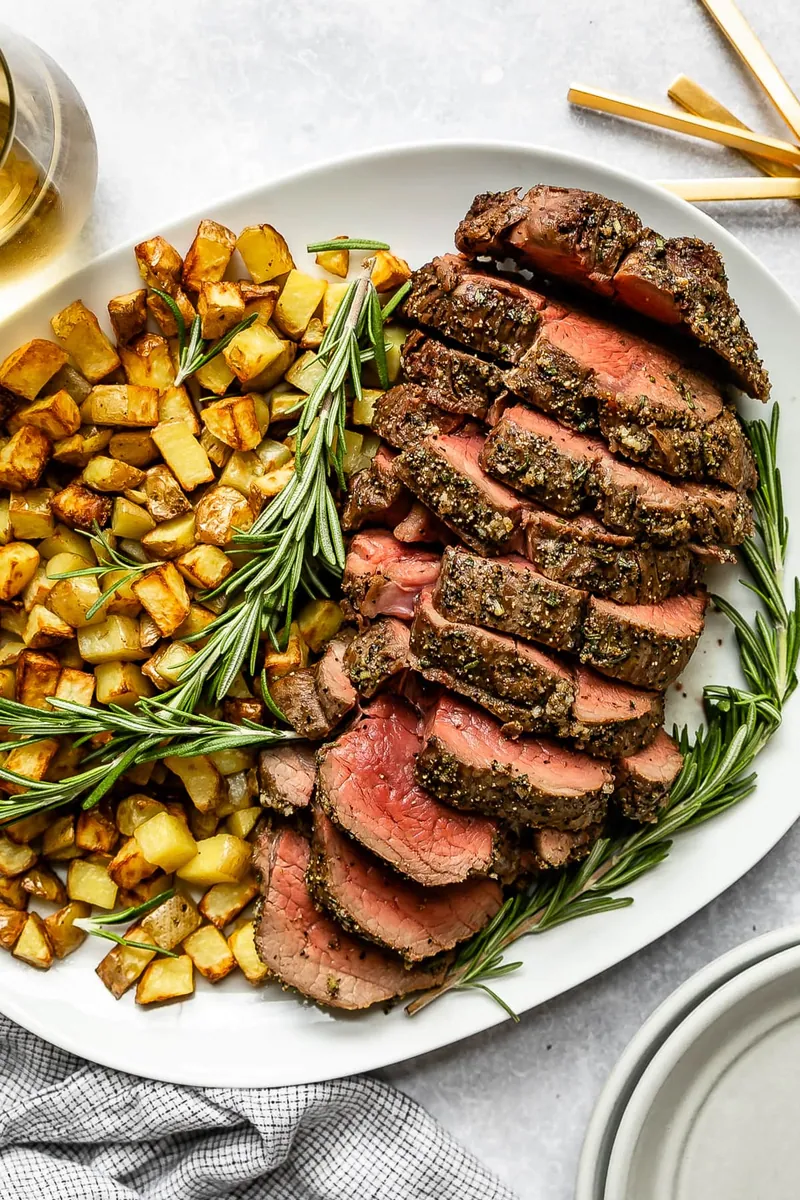 Rosemary Garlic Beef Tenderloin