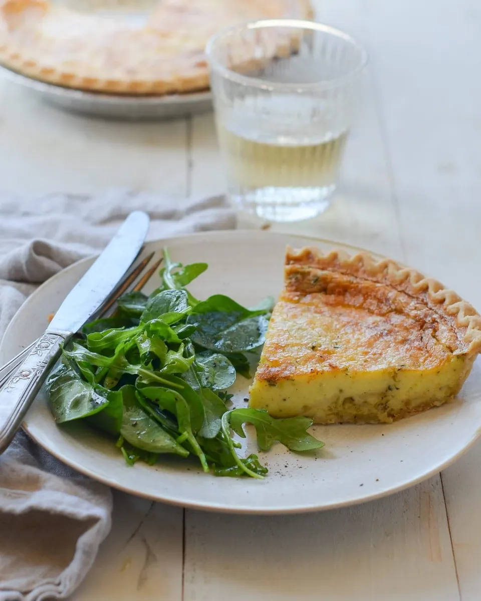 Parmesan Leek Quiche