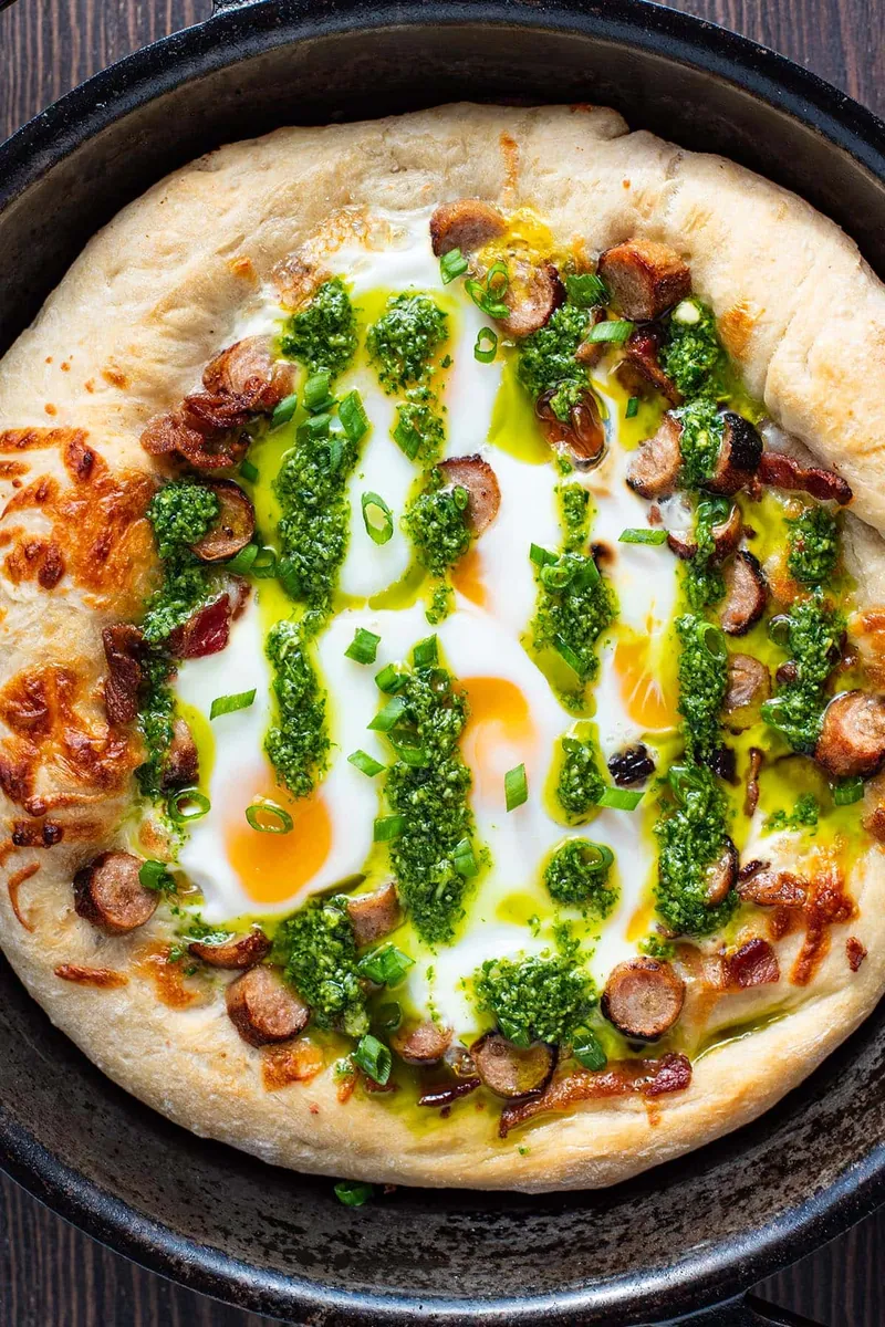 Skillet Breakfast Pizza