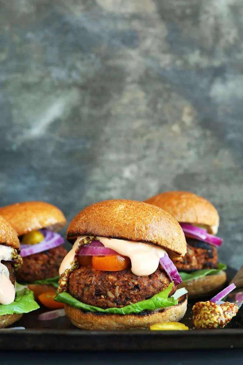 Grilled Veggie Burgers