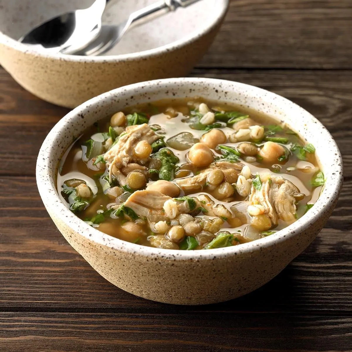 Chicken Lentil Barley Soup