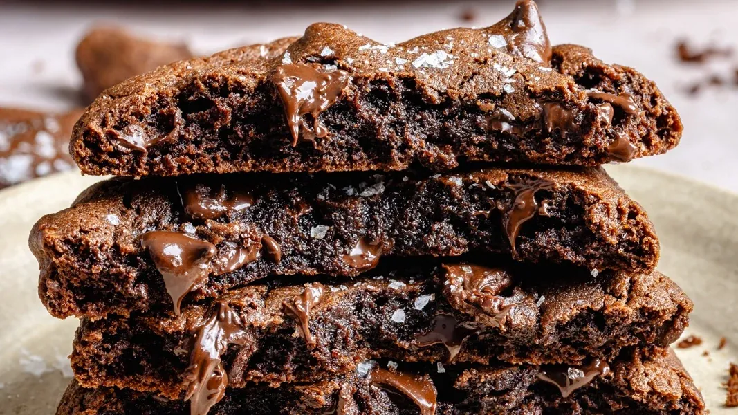 Double Chocolate Olive Oil Cookies