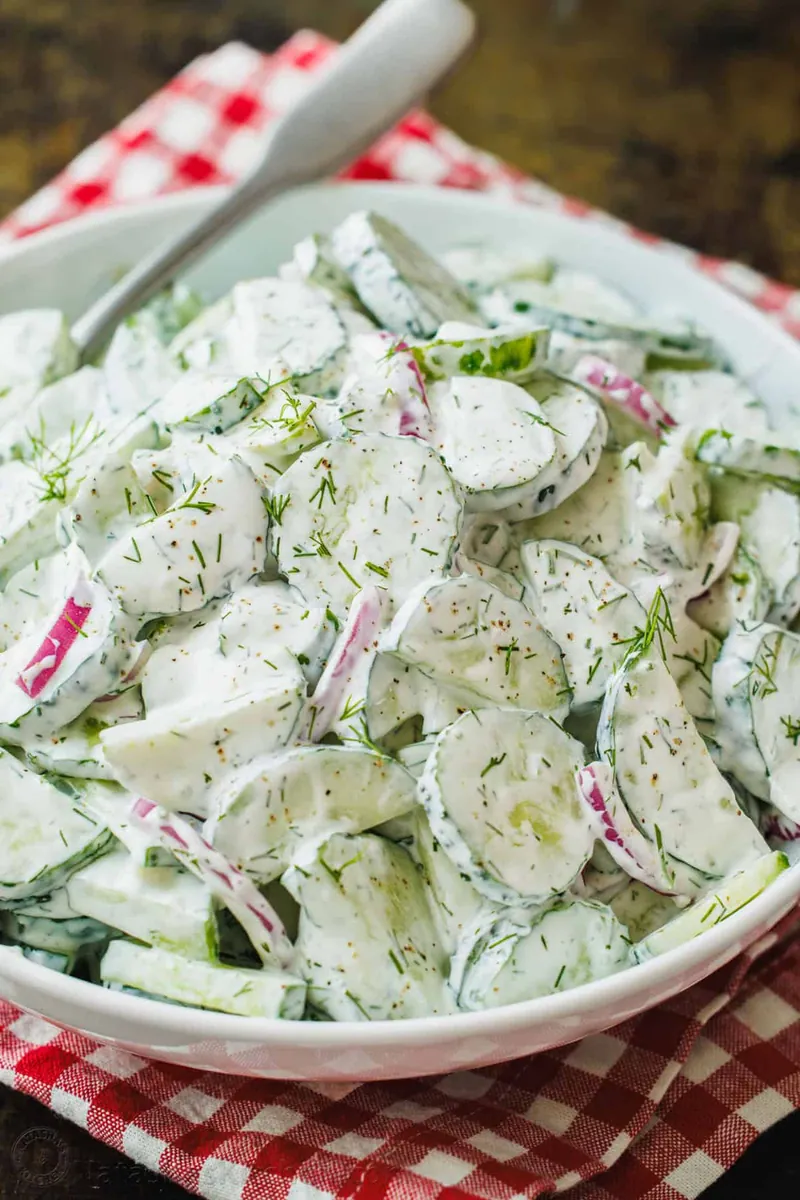 Creamy Cucumber Salad