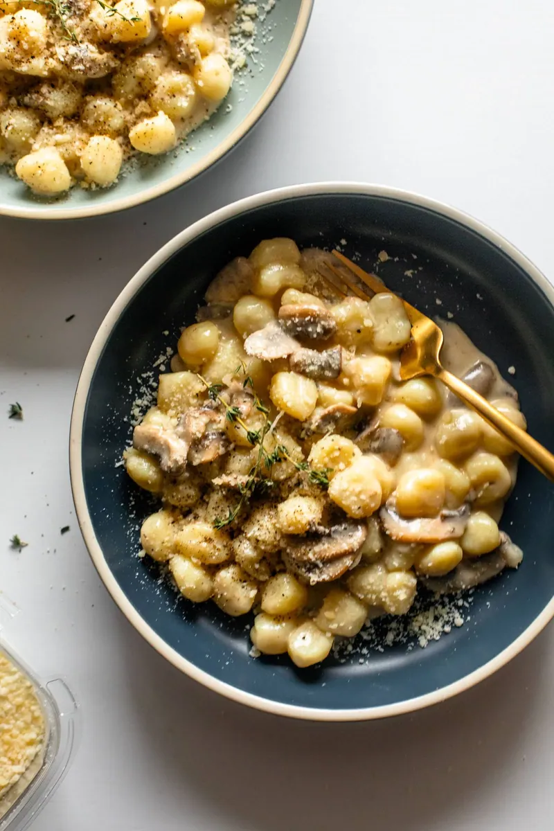 Gnocchi with Mushroom Sauce