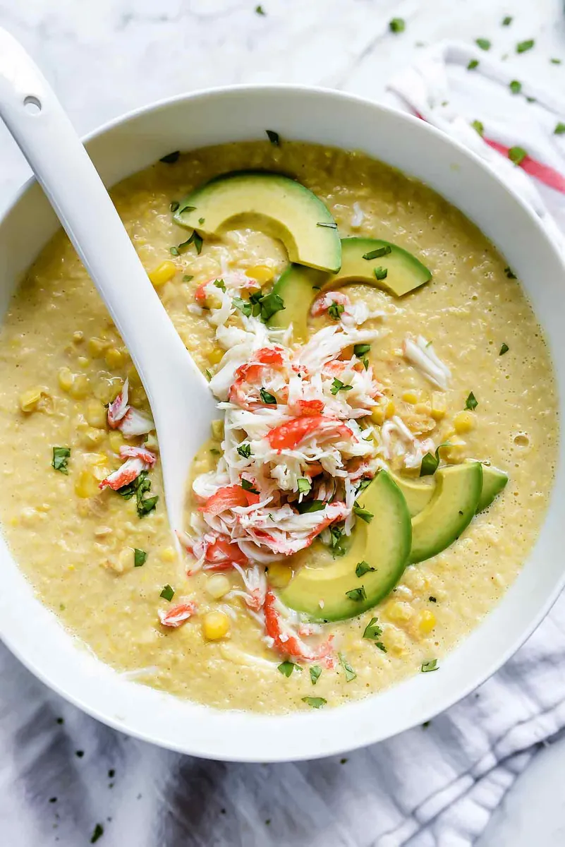 Chilled Crab Corn Soup