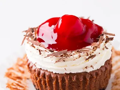 Black Forest Mini Cheesecakes