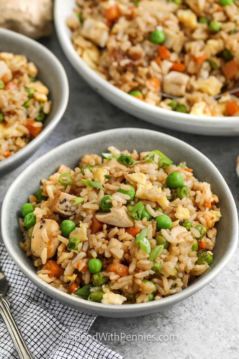 Chicken Fried Rice (4 servings)