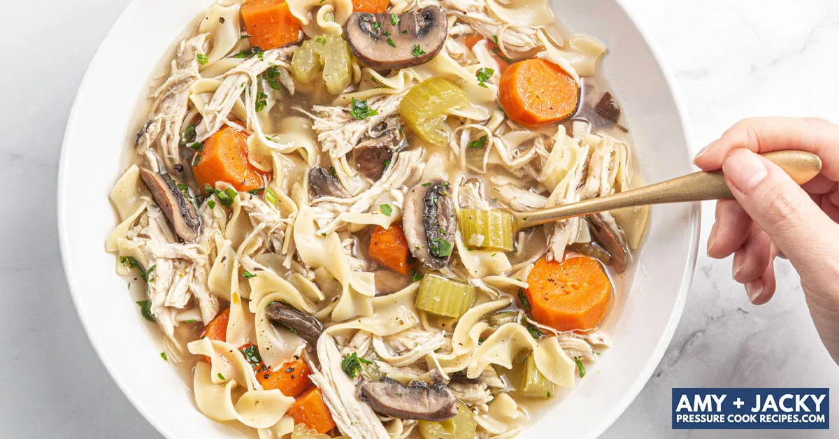 Instant Pot Chicken Noodle Soup