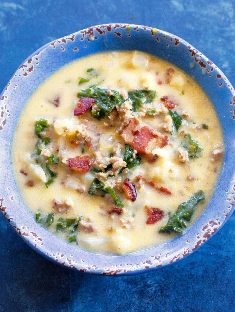 Keto Sausage Cauliflower Soup