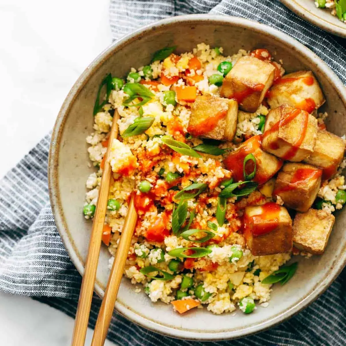 Cauliflower Fried Rice With Tofu