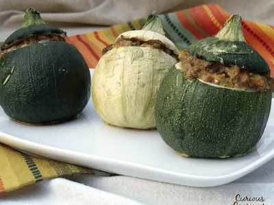 Stuffed Round Zucchini