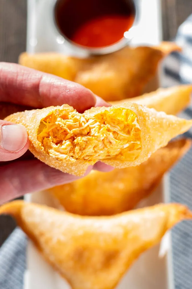 Buffalo Chicken Rangoons