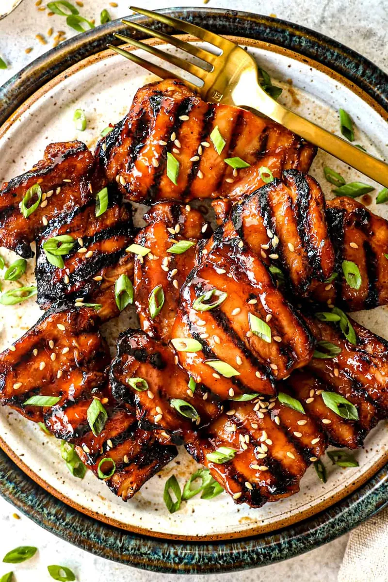 Sweet Chili Grilled Chicken Thighs