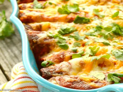 Cheesy Chicken Enchiladas