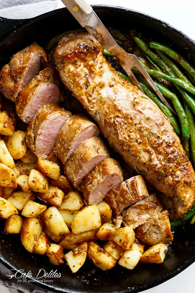 Dijon Garlic Pork Tenderloin