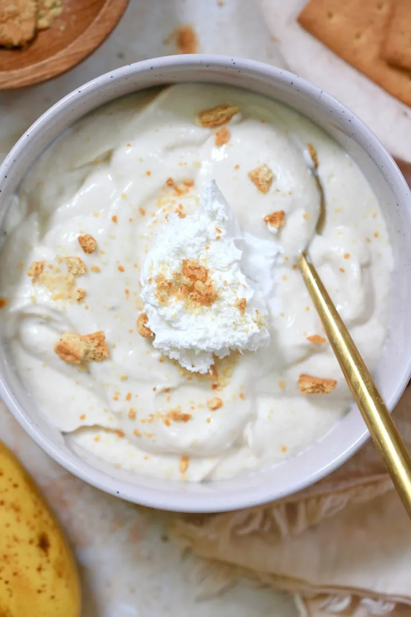 Banana Cottage Cheese Pudding