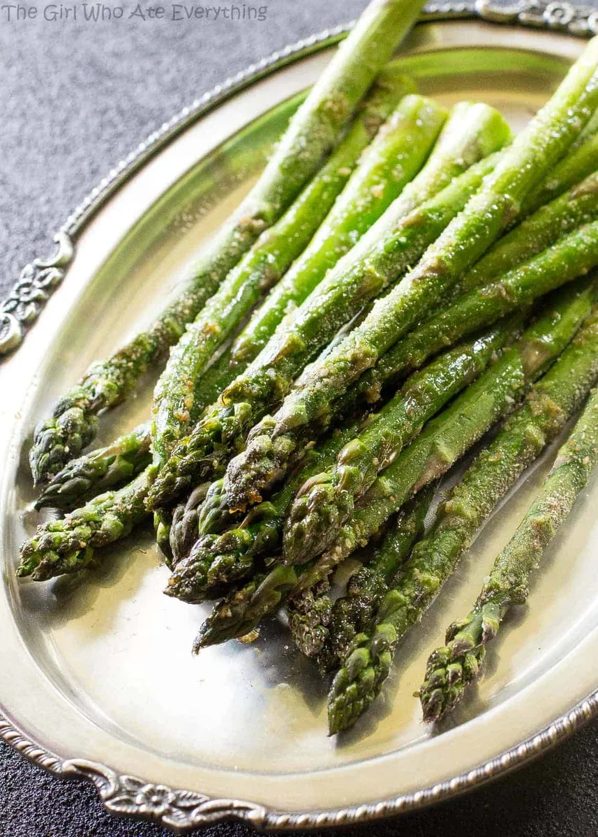 Roasted Asparagus with bread crumbs