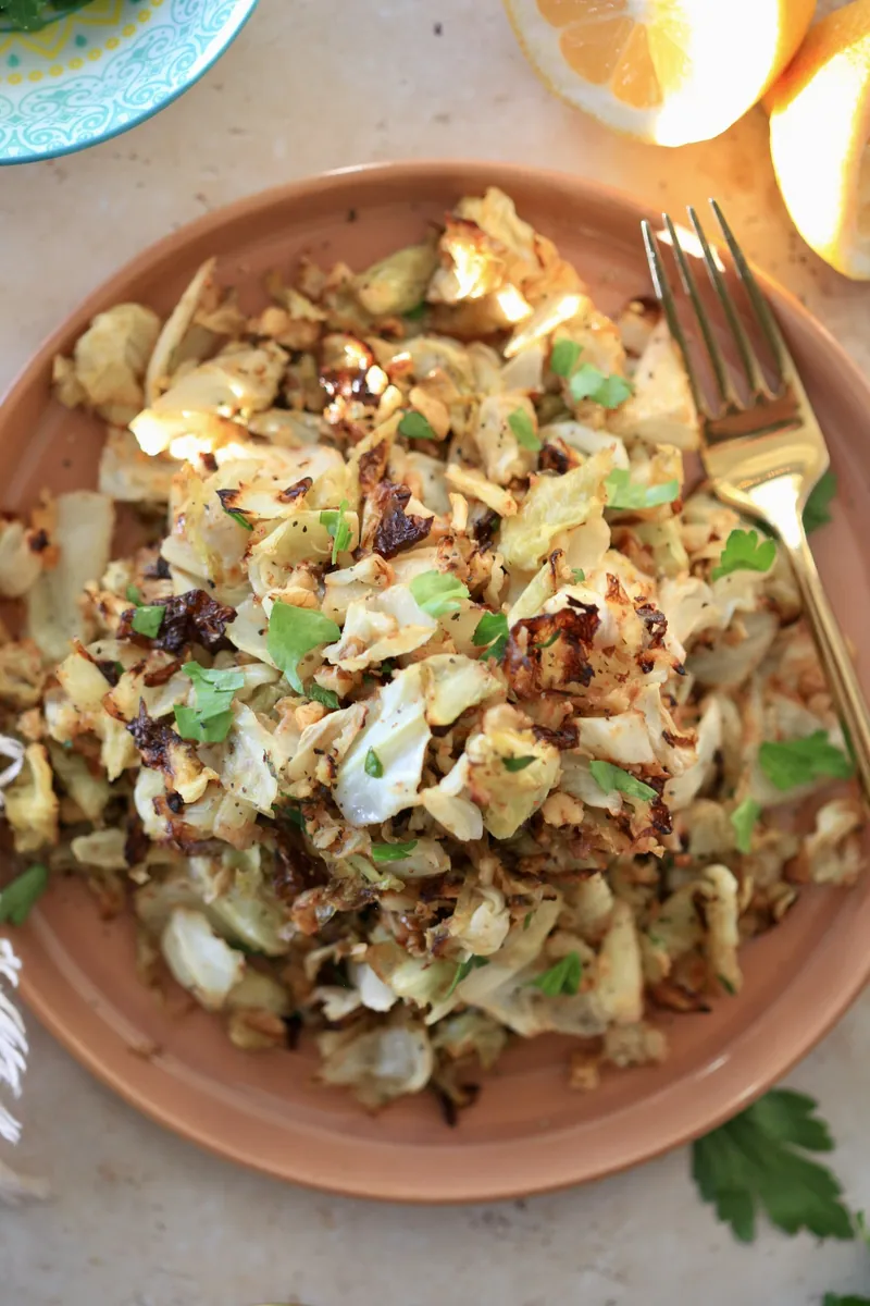 Roasted Cabbage Wedges