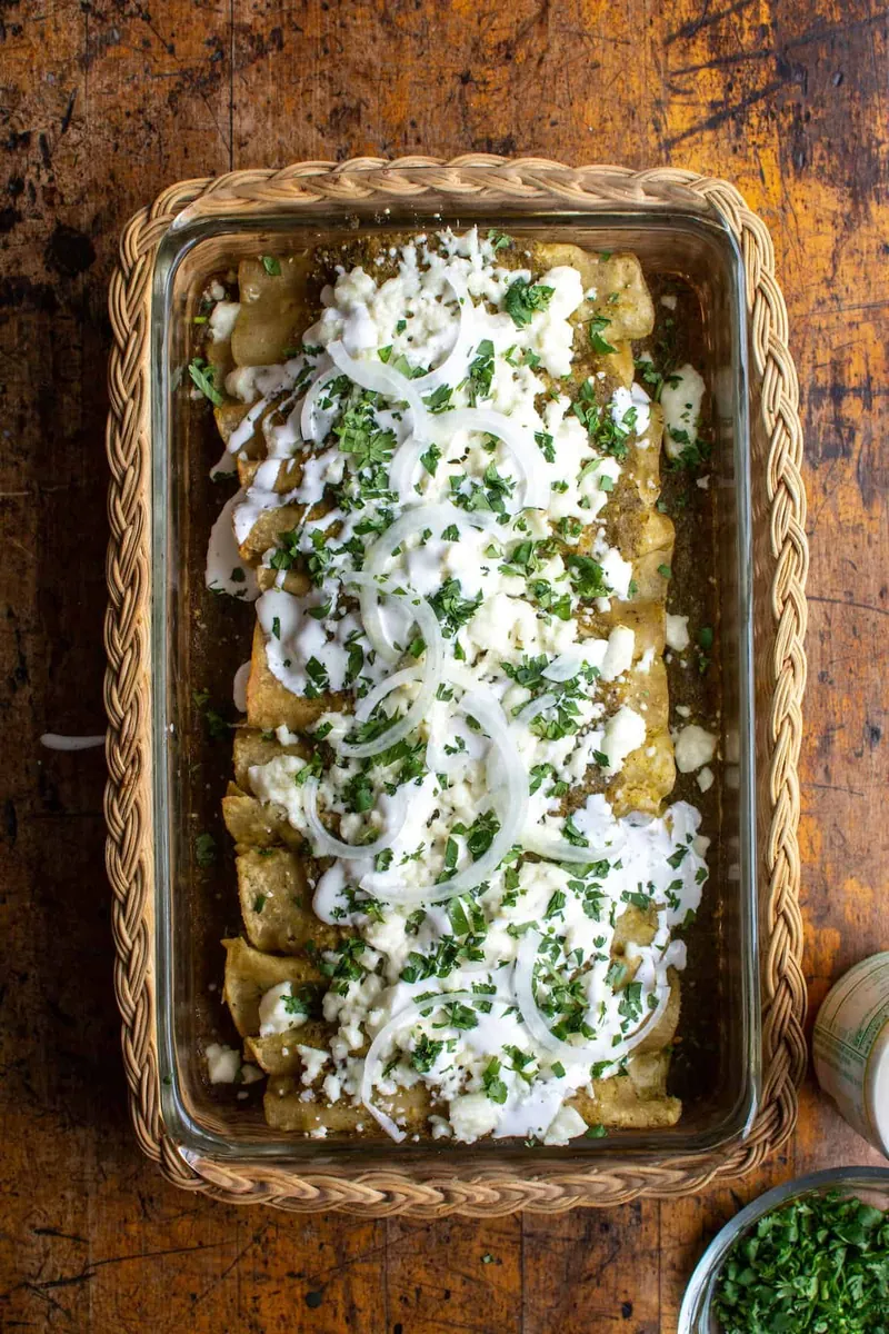 Chicken Enchiladas Verdes