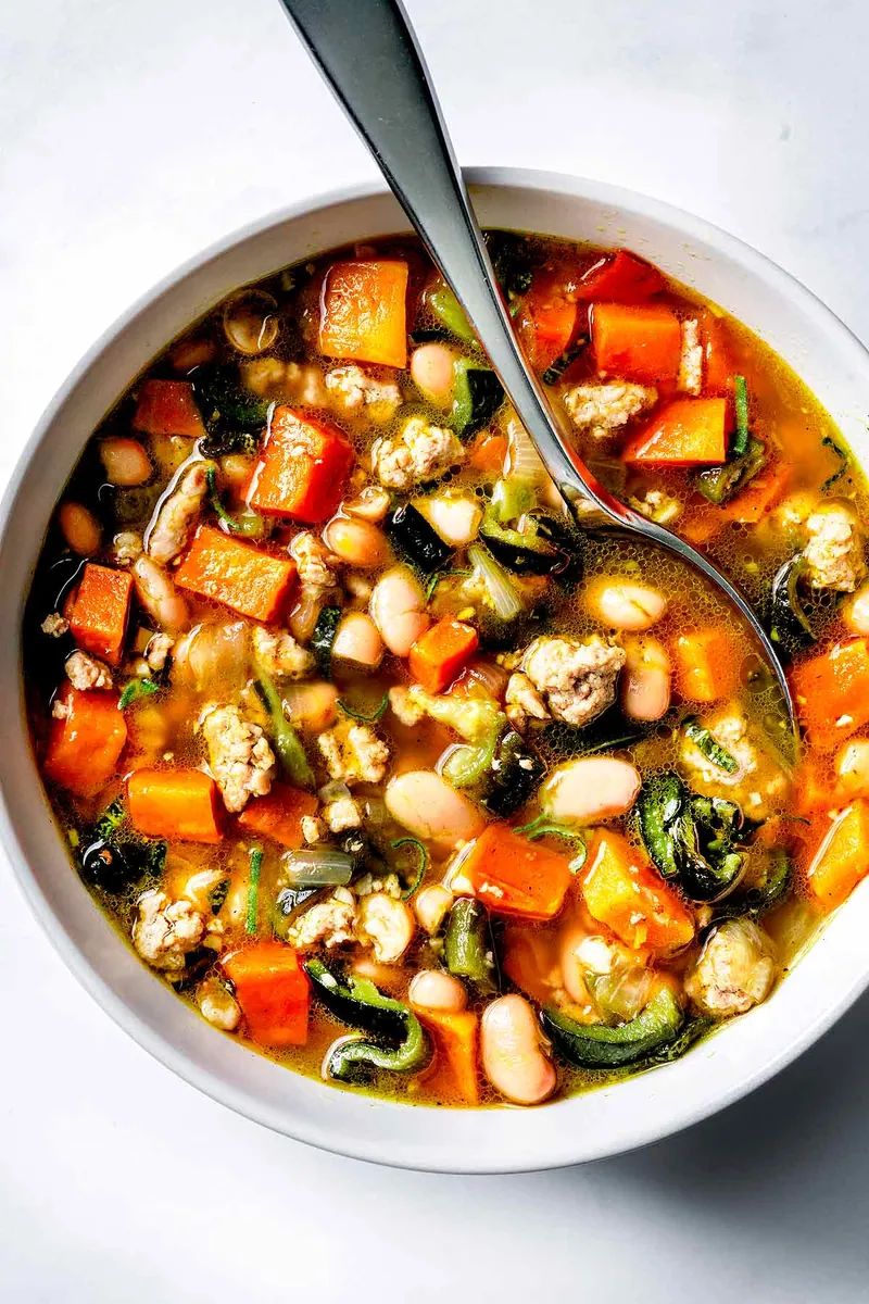 Butternut Squash Turkey Chili