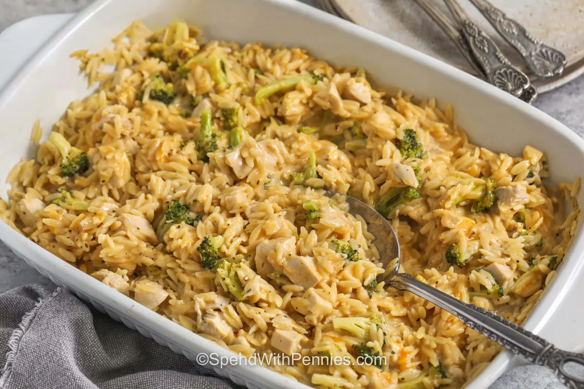 Chicken Orzo Bake