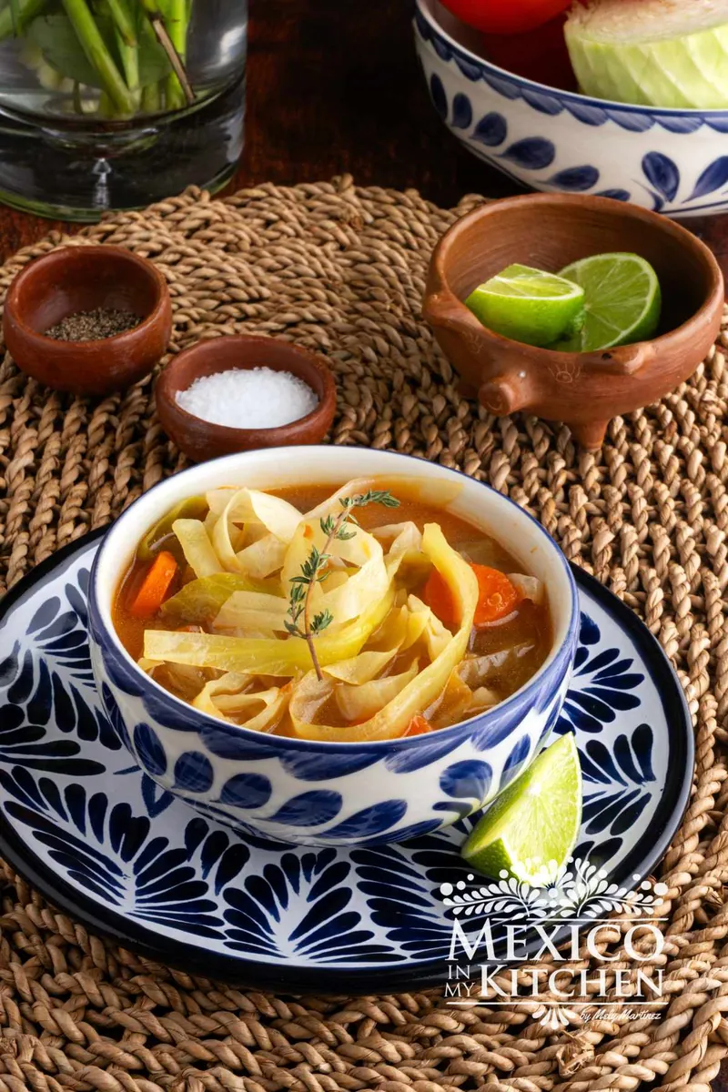 Cabbage Soup with broth