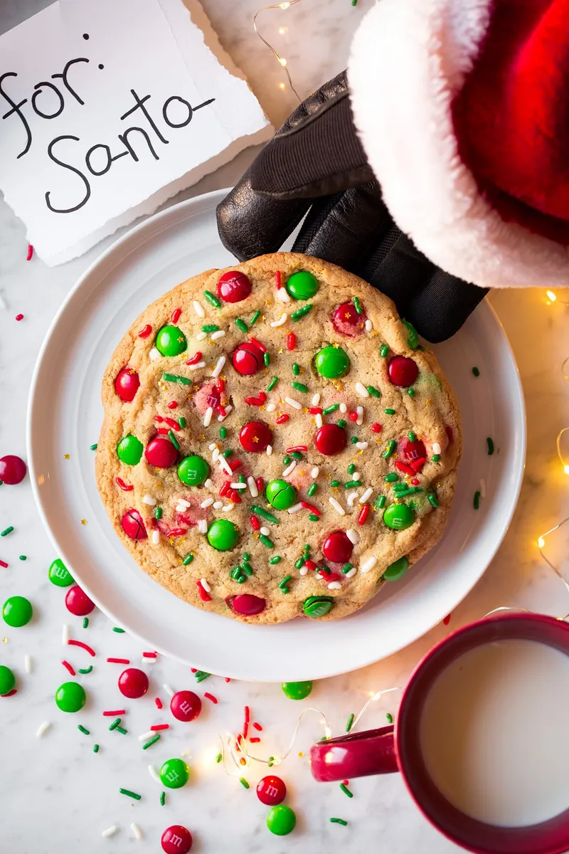 Single M&M Cookie