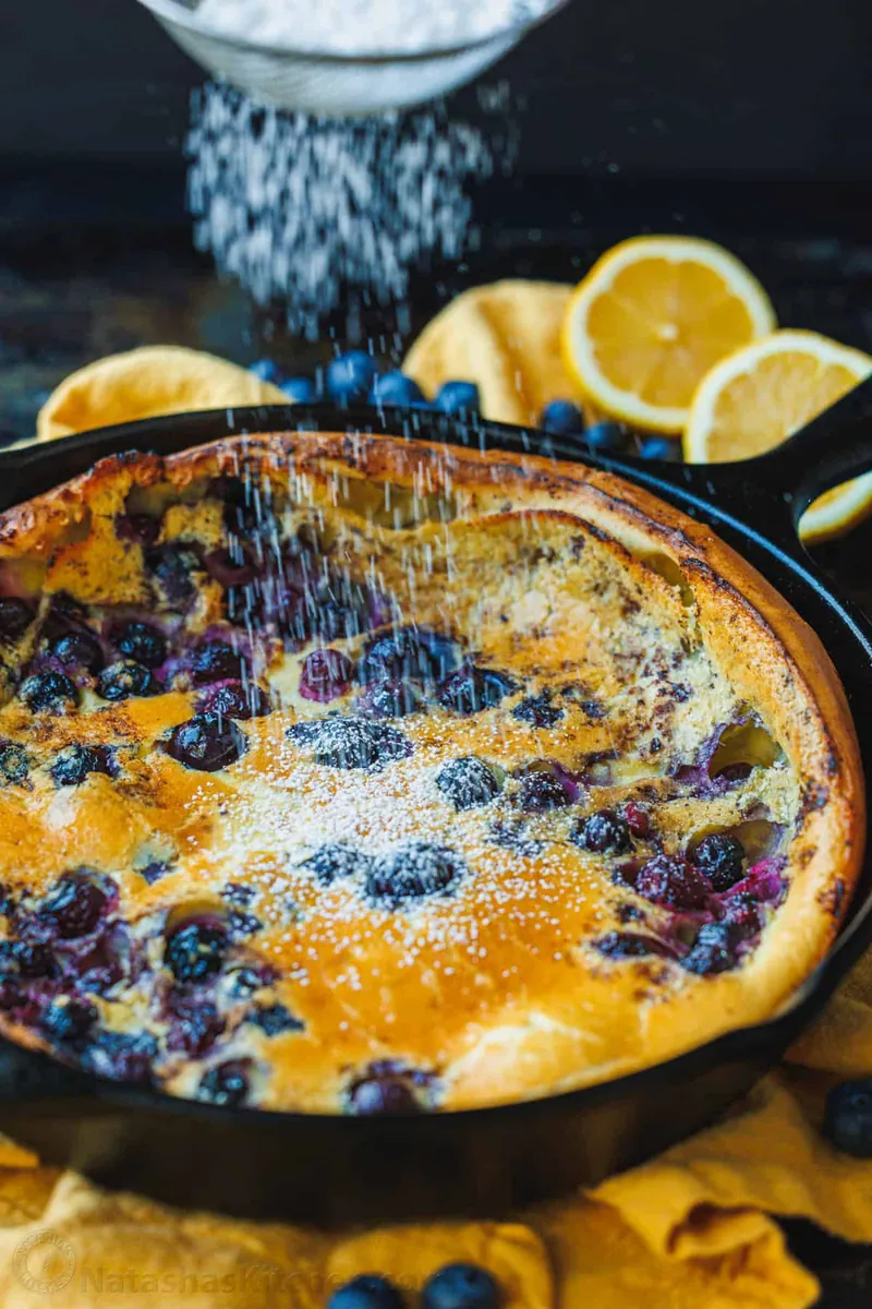Blueberry Lemon Dutch Baby