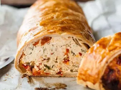 Chicken Meatloaf Wellington