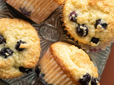 Citrus Blueberry Muffins