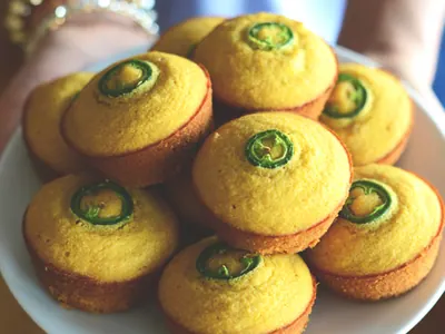 Jalapeño Cornbread Muffins