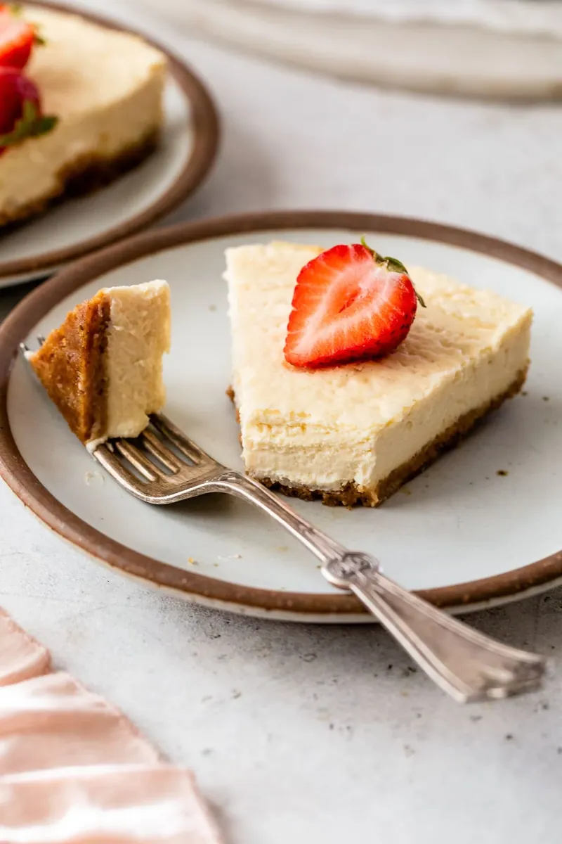 Cottage Cheese Cheesecake with cream cheese