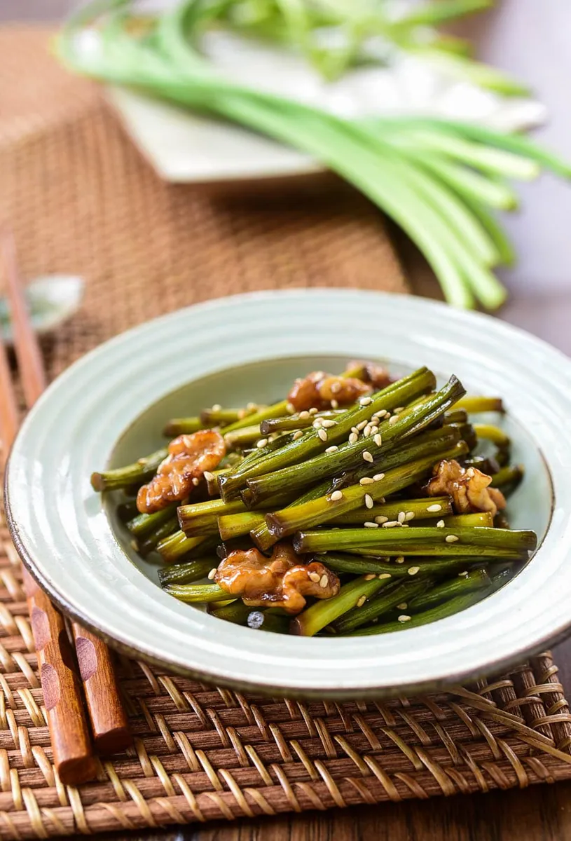 Stir-Fried Garlic Scapes