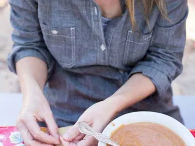 Charred Pineapple Mole Sauce