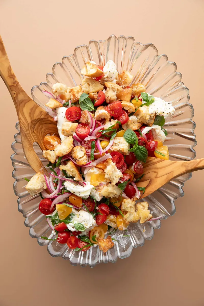 Burrata Panzanella Salad
