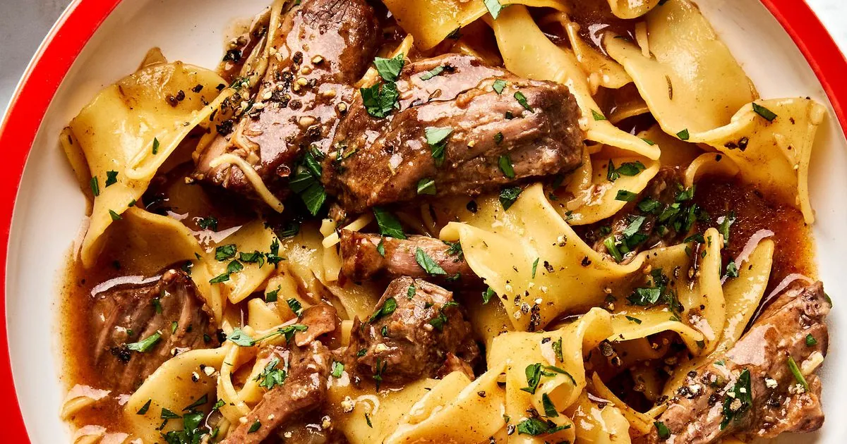 Beef and Egg Noodles