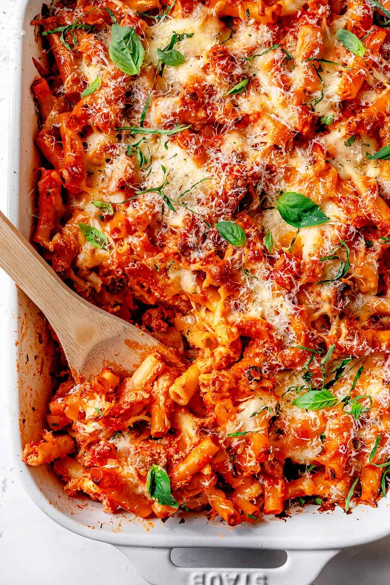 Sausage Baked Ziti