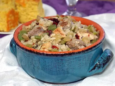 Chicken Sausage Cajun Jambalaya