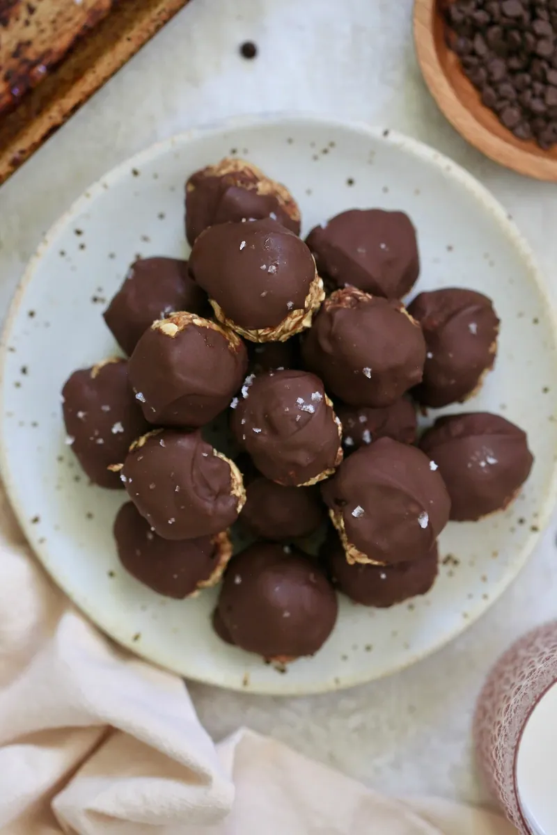 Chocolate Peanut Butter Oat Balls