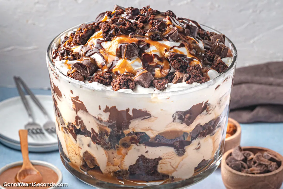 Salted Caramel Brownie Trifle