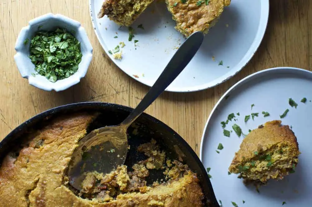 Sweet Potato Tamale Pie