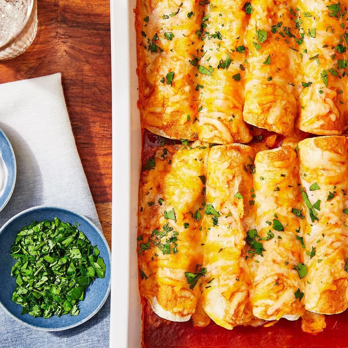 Sweet Potato Black Bean Enchiladas