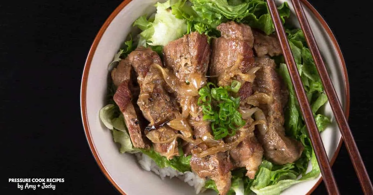Pressure Cooker Ginger Pork