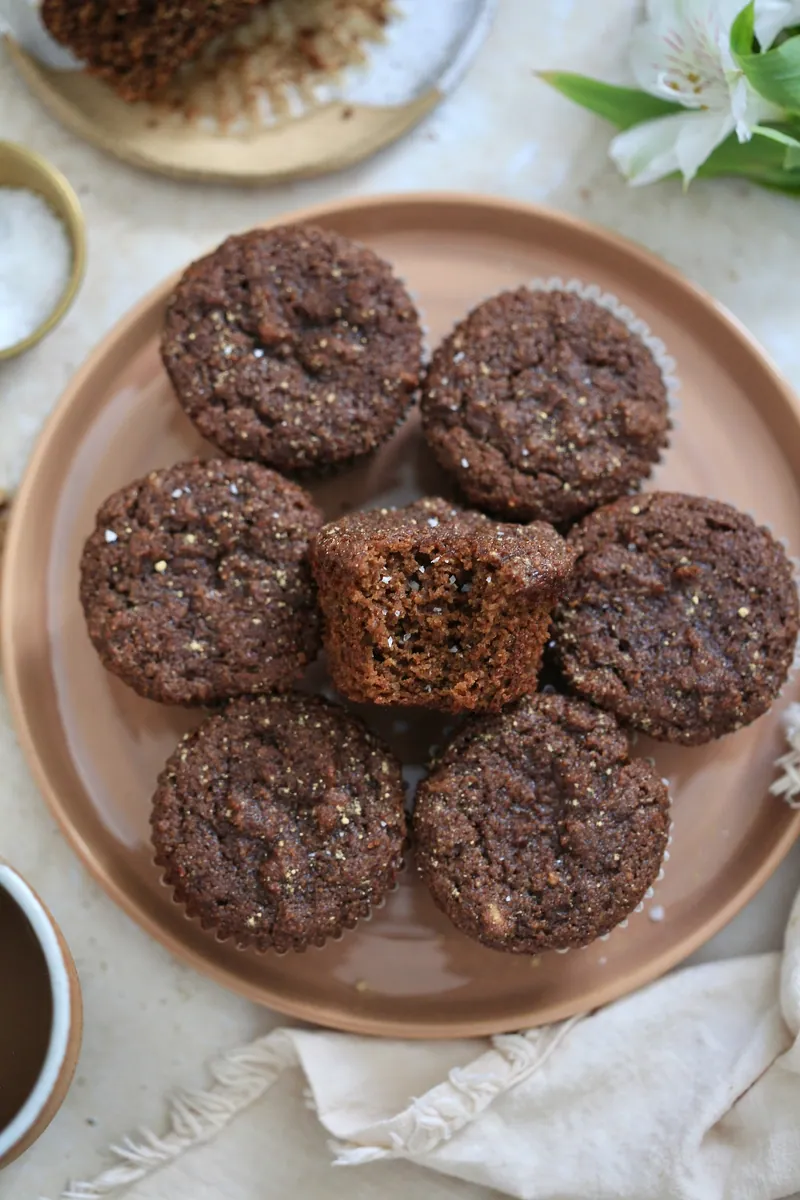Gingerbread Almond Muffins