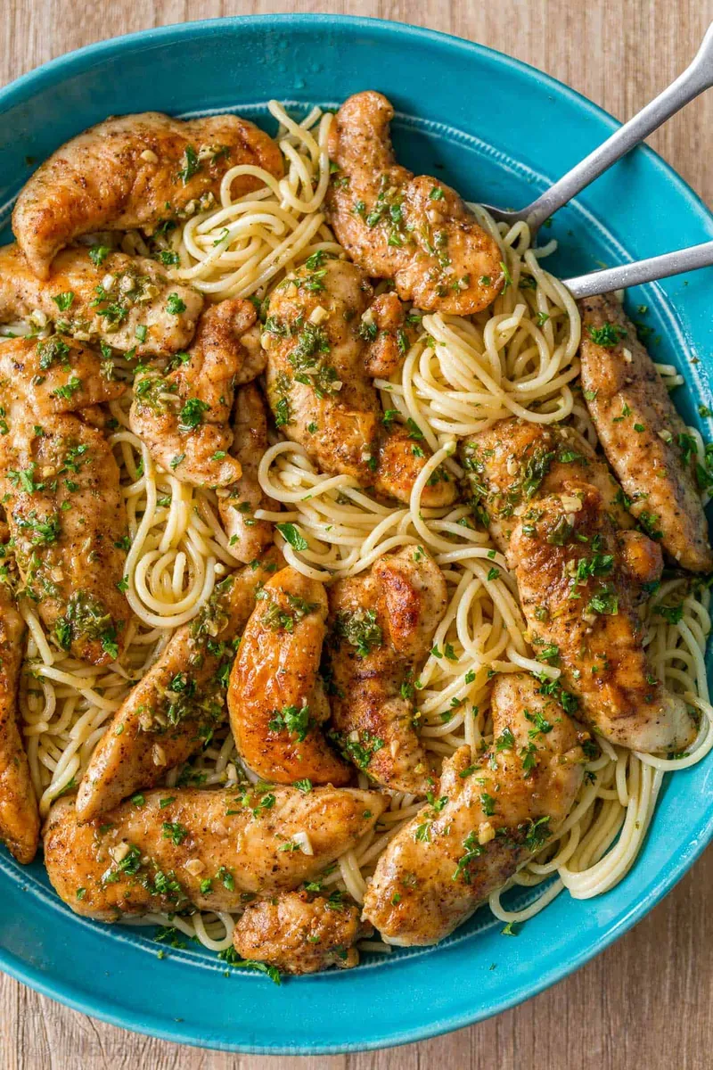 Chicken Scampi Pasta