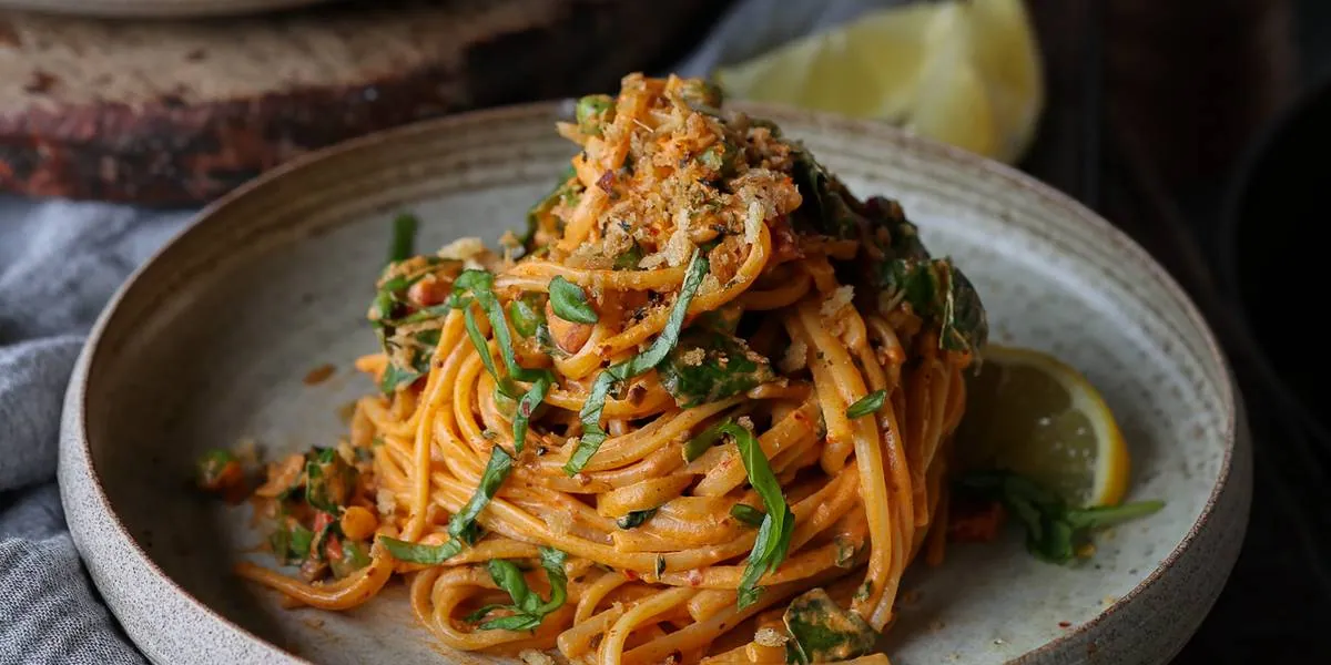 Creamy Harissa Pasta