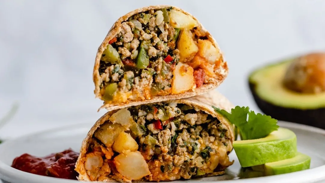 Chicken Potato Burritos