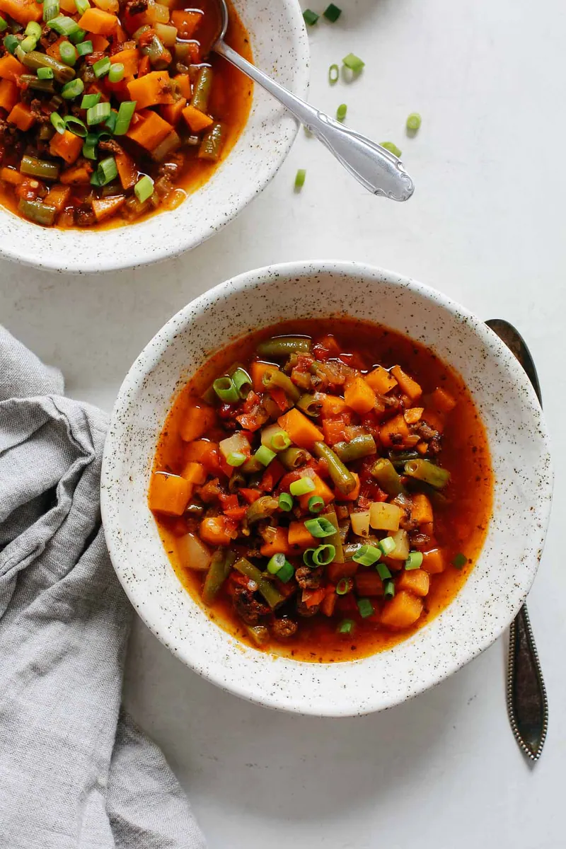 Ground Beef Vegetable Soup