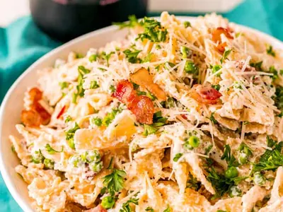 Farfalle Bacon Cream Sauce