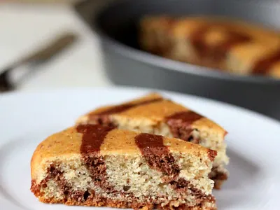 Marble Zebra Cake